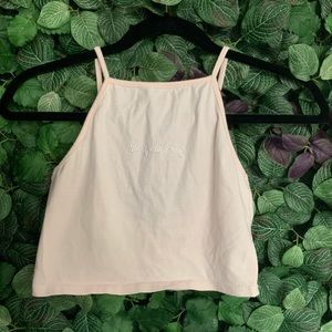 BABY PINK CROP TOP